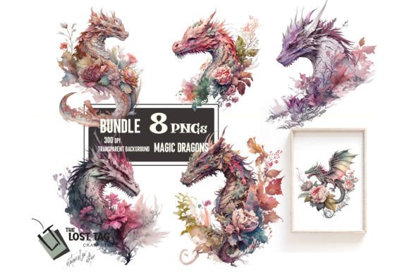 Download Fairy Dragon Png Bundle Sublimation Pod - Sublimation Collection