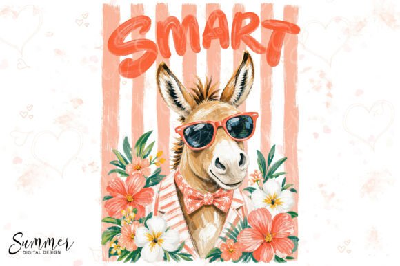 Download Smart Donkey Funny Summer Sublimation - Sublimation Collection
