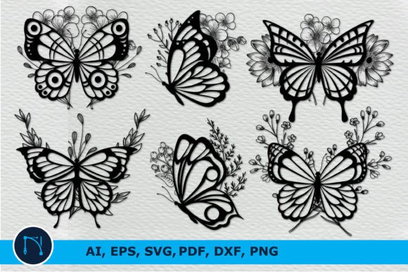 Download Laser Cut Butterfly Wildflower Bundle - Wild Collection