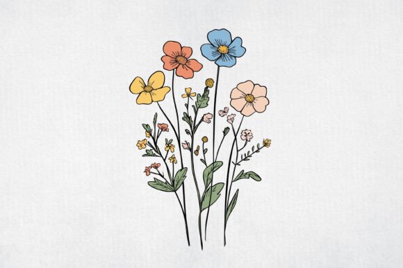 Download Watercolor Wild Flower Clipart - Wild Collection