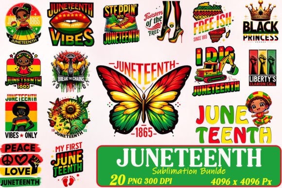 Download Juneteenth Sublimation Design Bundle - Sublimation Collection