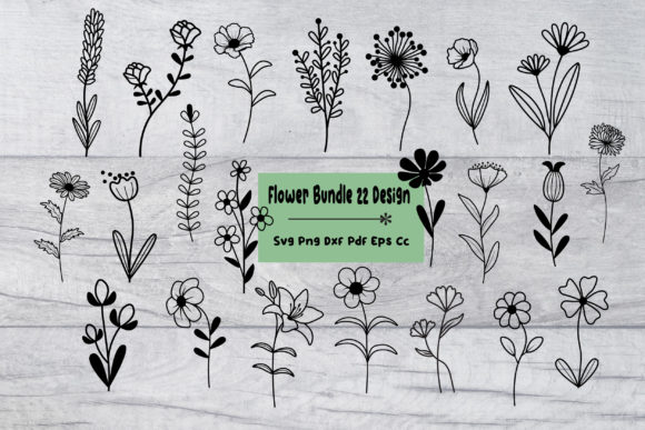 Download Flower Svg Wildflower Bundle Design - Wild Collection