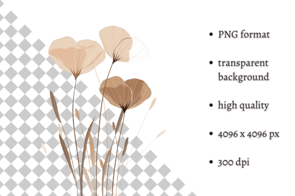 Download Watercolor Boho Wild Flowers Clipart - Wild Collection