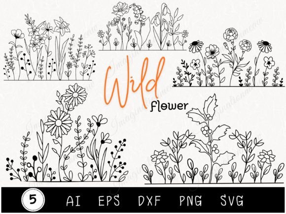 Download Wildflower Bundle Svg Flower Bouquet - Wild Collection