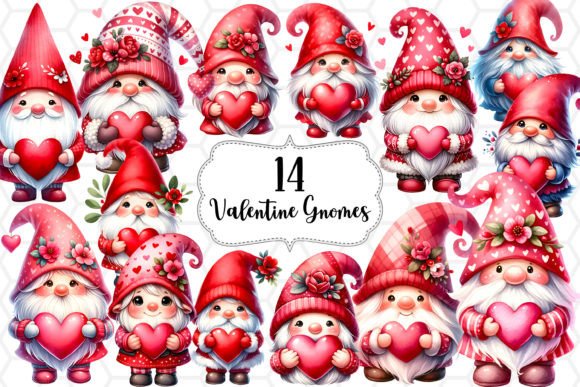 Download Valentine Gnome Sublimation Cliparts - Sublimation Collection