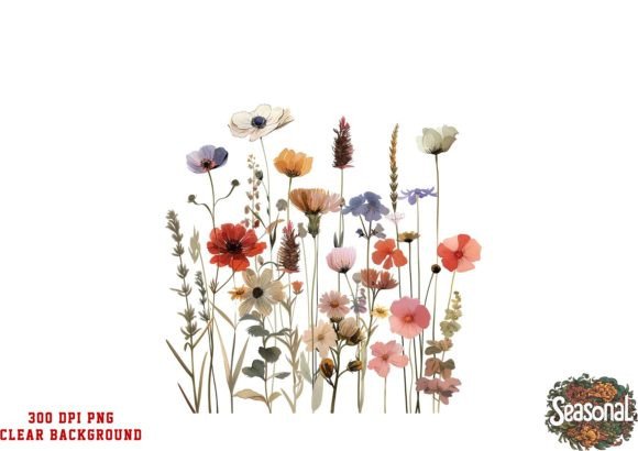 Download Watercolor Spring Wild Floral Clipart - Wild Collection