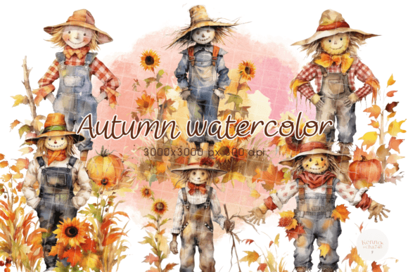 Download Scarecrow Watercolor Sublimation - Sublimation Collection