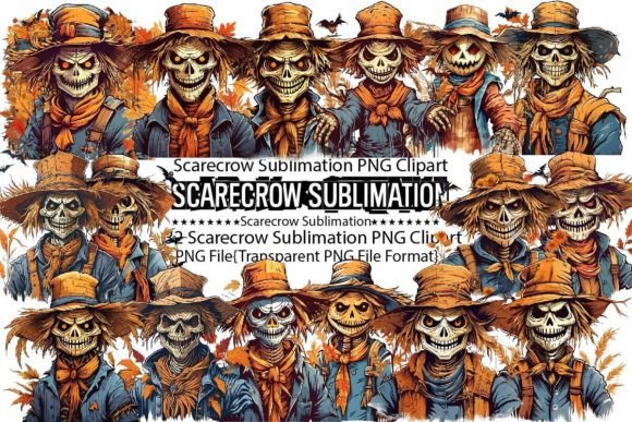 Download Halloween Scarecrow Sublimation Bundle - Sublimation Collection