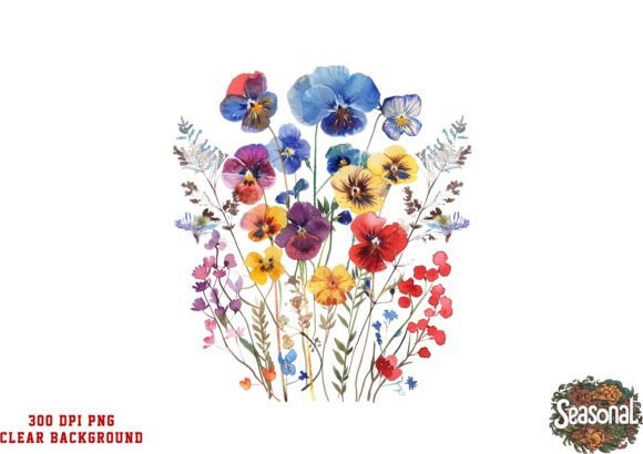 Download Watercolor Wild Flower Clipart - Wild Collection