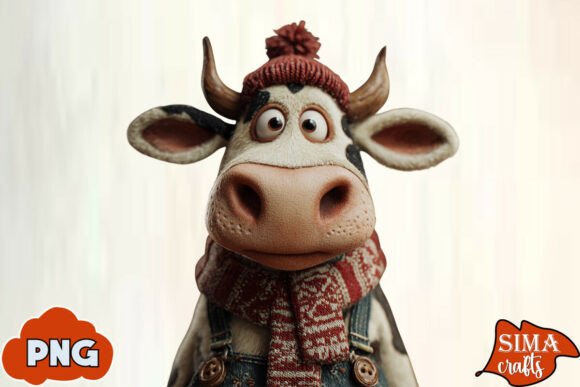 Download Gnome Christmas Cow Sublimation - Sublimation Collection