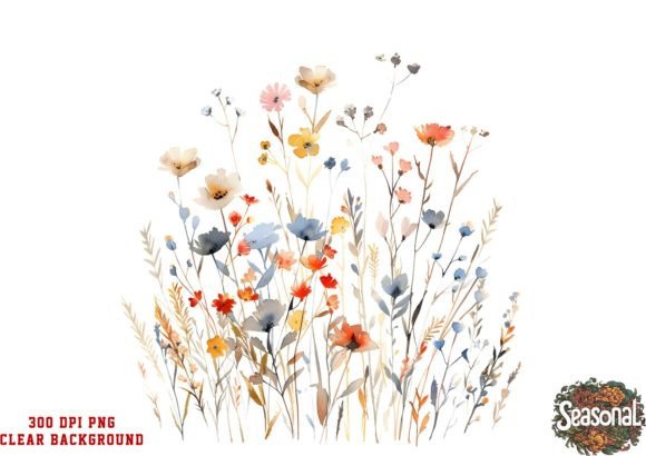 Download Vibrant Wildflower Clipart - Wild Collection