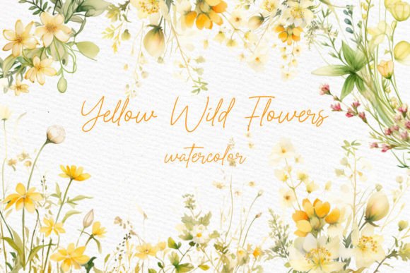 Download Wild Floral Clipart,Yellow Meadow Flower - Wild Collection