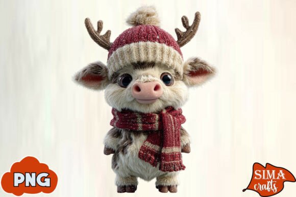 Download Gnome Christmas Cow Sublimation - Sublimation Collection