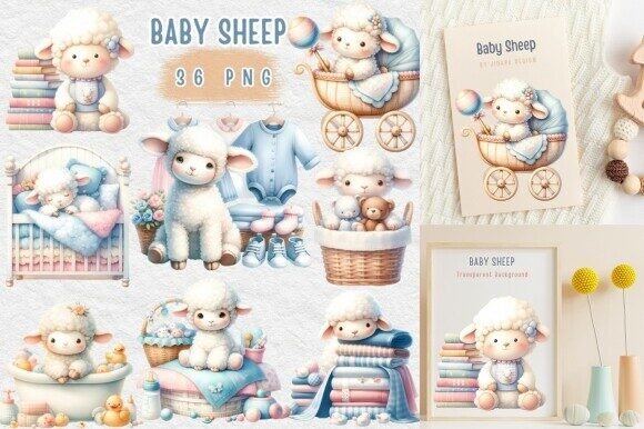 Download Adorable Sheep Baby Shower Decor - Adorable Collection