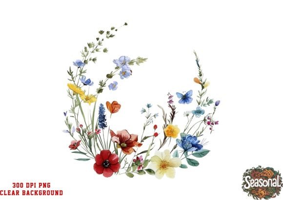 Download Watercolor Wild Flower Clipart - Wild Collection
